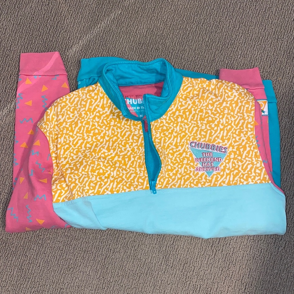 Chubbies quarter zip